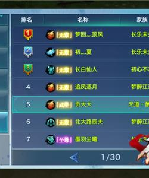 剑侠世界3排名攻略揭秘，洞悉游戏内排名机制全解析！