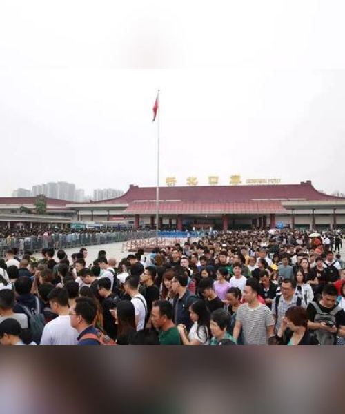 拱北口岸最新通关攻略图，出入境顺畅，你的必备指南